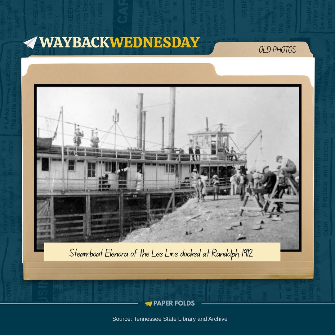Wayback Wednesday: Did you know Tipton County once had its own bustling river town?