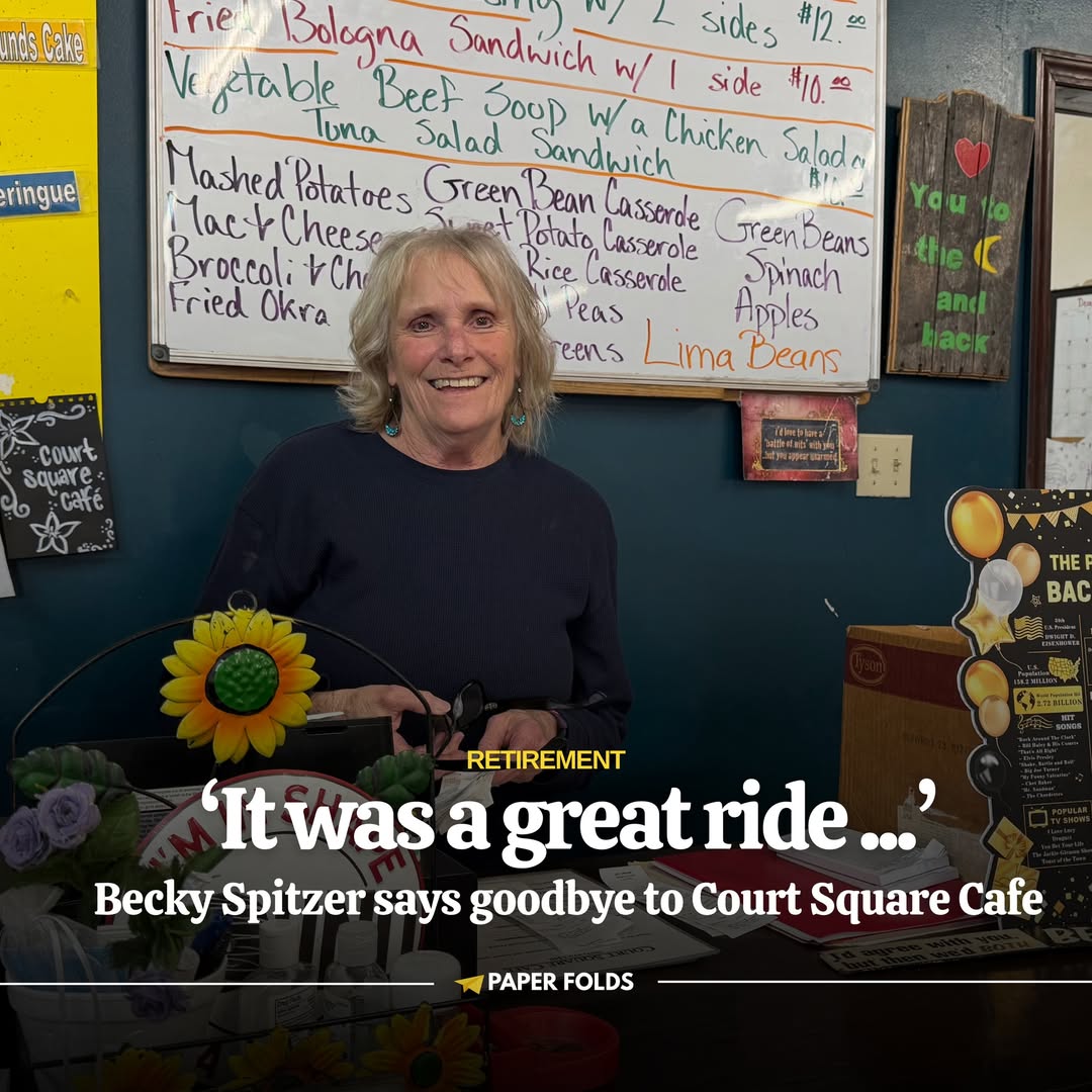 ‘It was a great ride’: Becky Spitzer says goodbye to Court Square Cafe