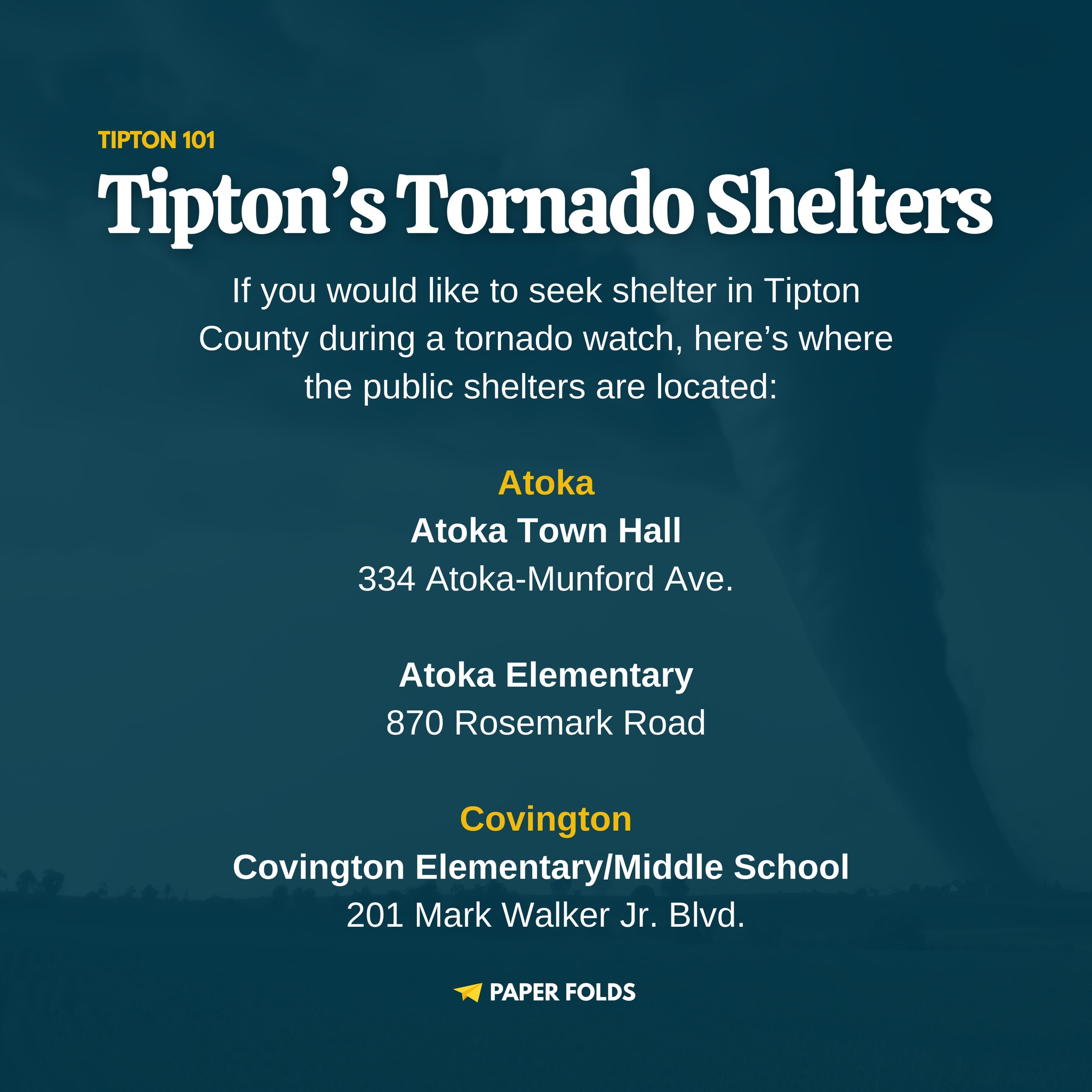 Where to go during a tornado warning