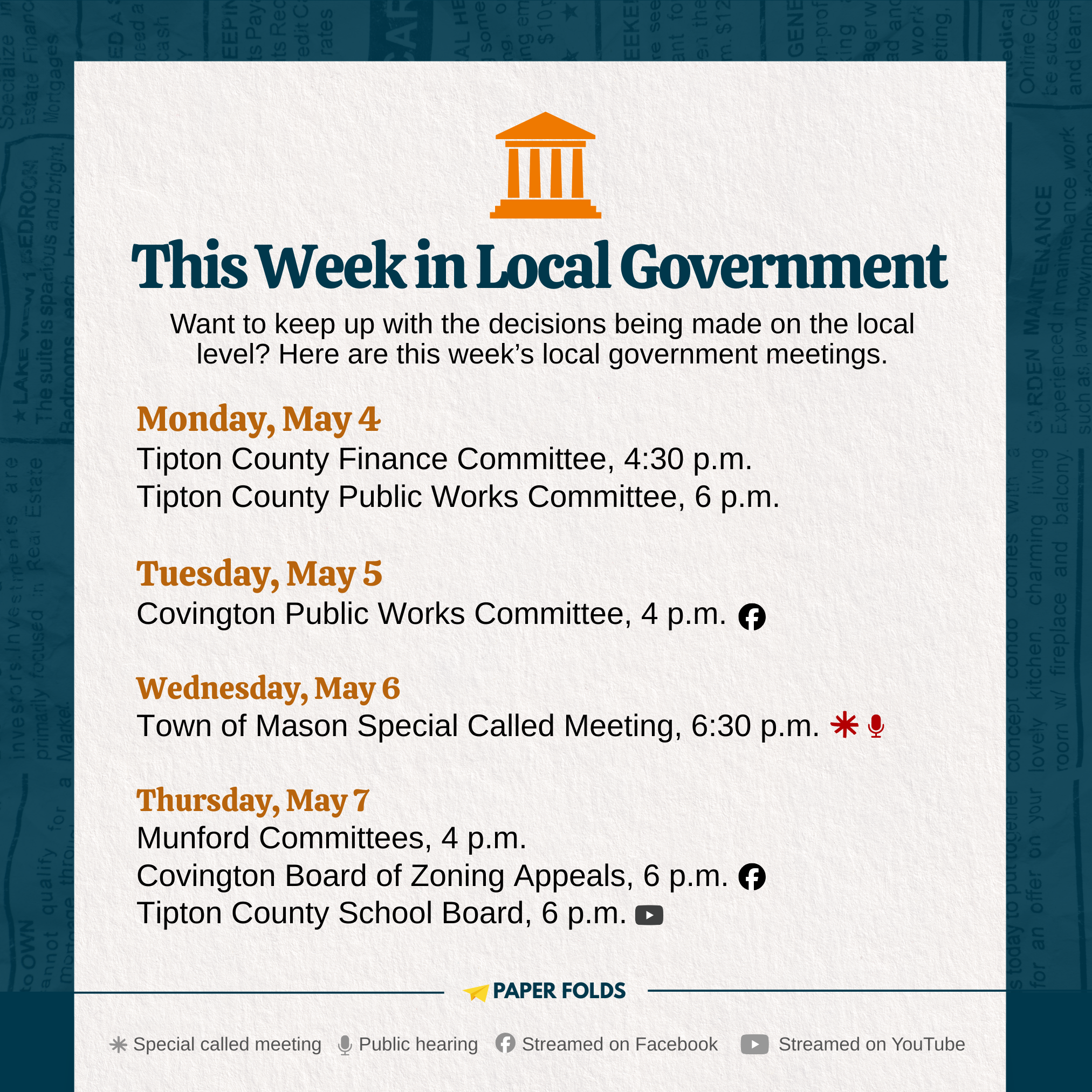 This Week in Local Government: May 4-8, 2026