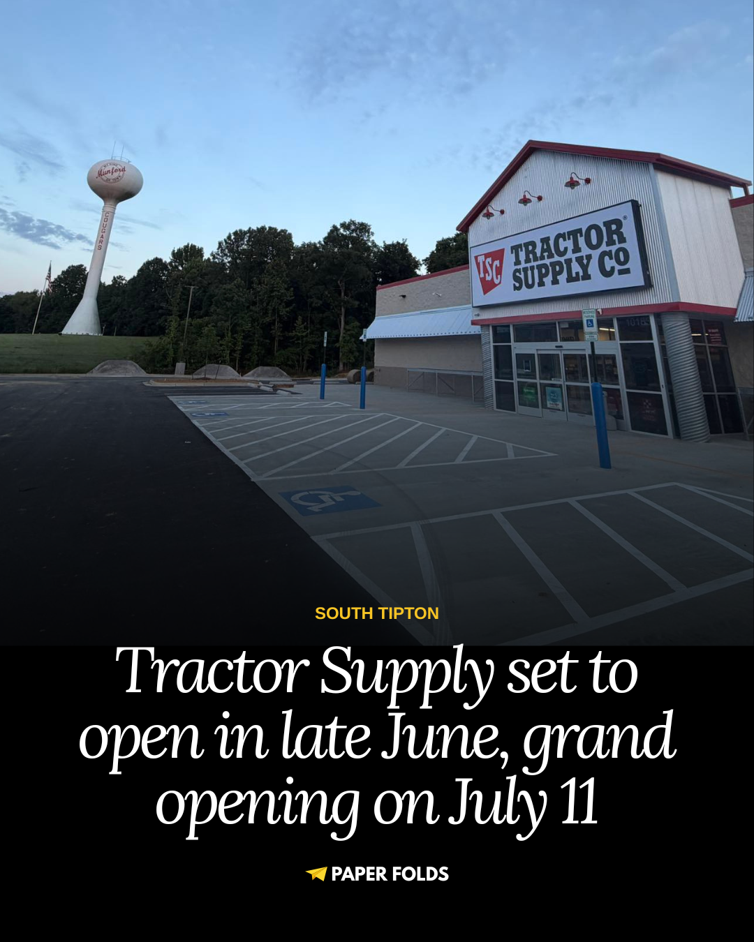 Tractor Supply announces soft opening in late June, grand opening on July 11