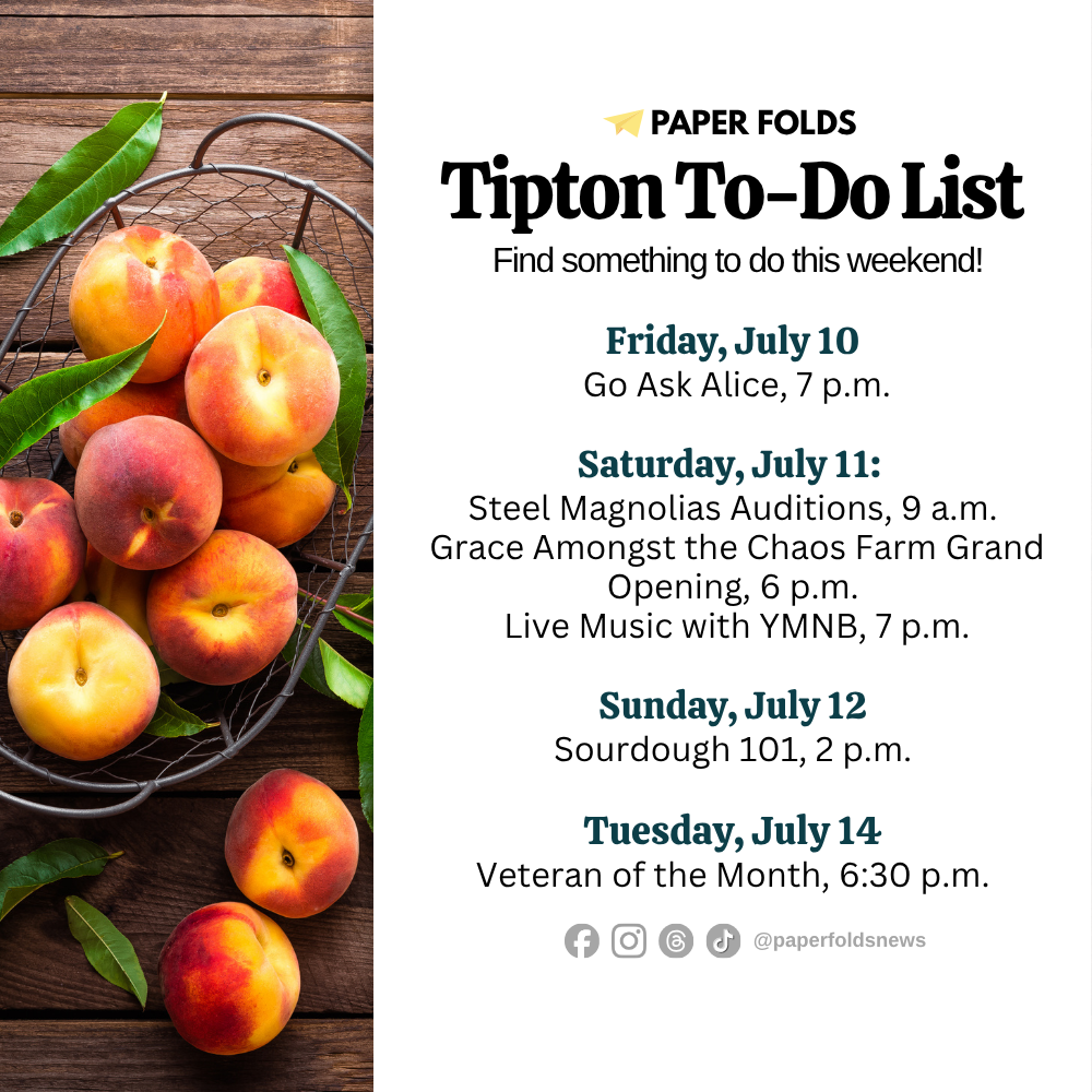 Featured image for Tipton To-Do List: July 10-12, 2026