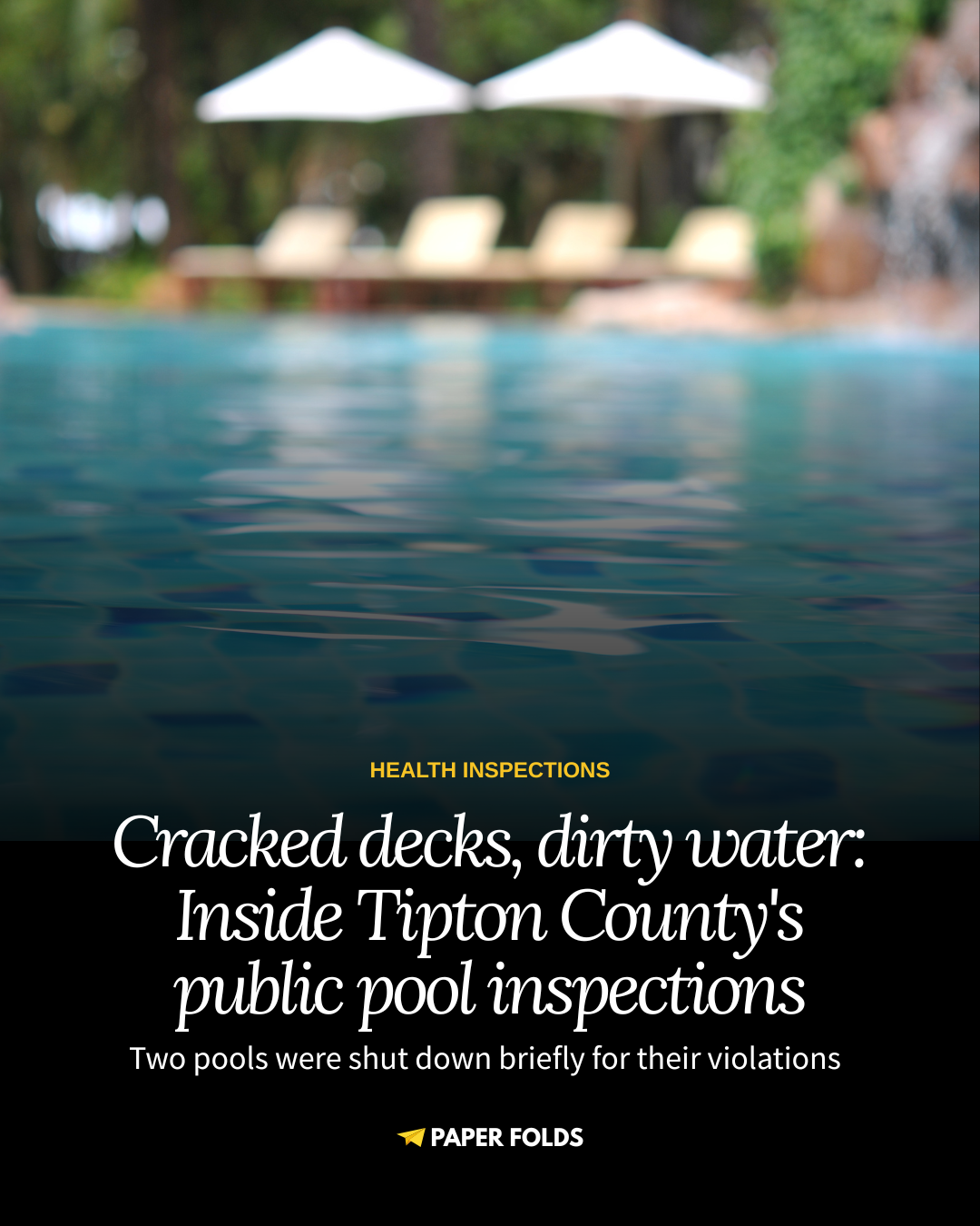 Cracked decks, dirty water: Inside Tipton County’s pool inspections