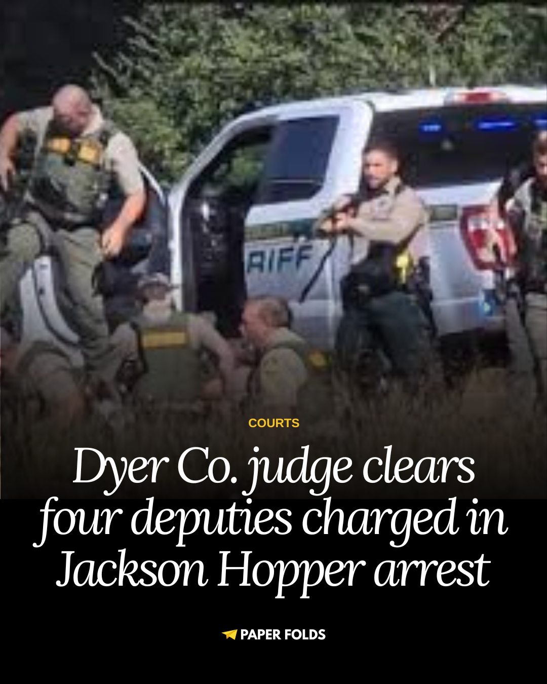 Judge clears four officers in Jackson Hopper arrest case